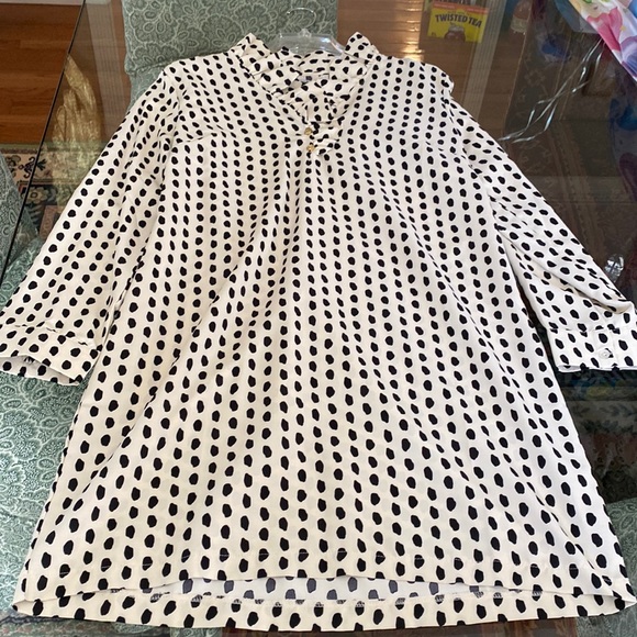 Mud Pie Dresses & Skirts - Mud pie black and white shirt dress